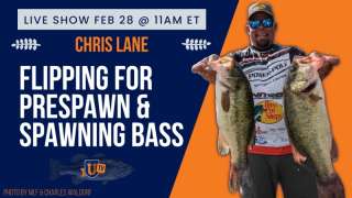Flipping Prespawn & Spawn Bass with MLF Pro Chris Lane - February 2023