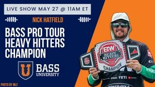Post Spawn Smith Mountain Lake with Heavy Hitters Champion Nick Hatfield - May 27, 2025