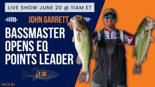 Bassmaster Opens EQ Points Leader John Garrett - June 2023