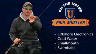 Winter Cold Water Finesse Swimbait Fishing & Electronics for Smallmouth - Paul Mueller