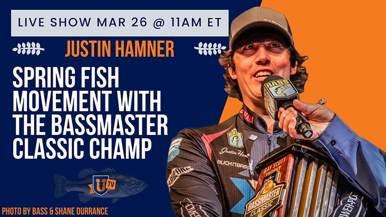 2024 Bassmaster Classic Champion Justin Hamner March 2024